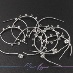 Monachelle in Ottone Cerchio con Anellini Argento