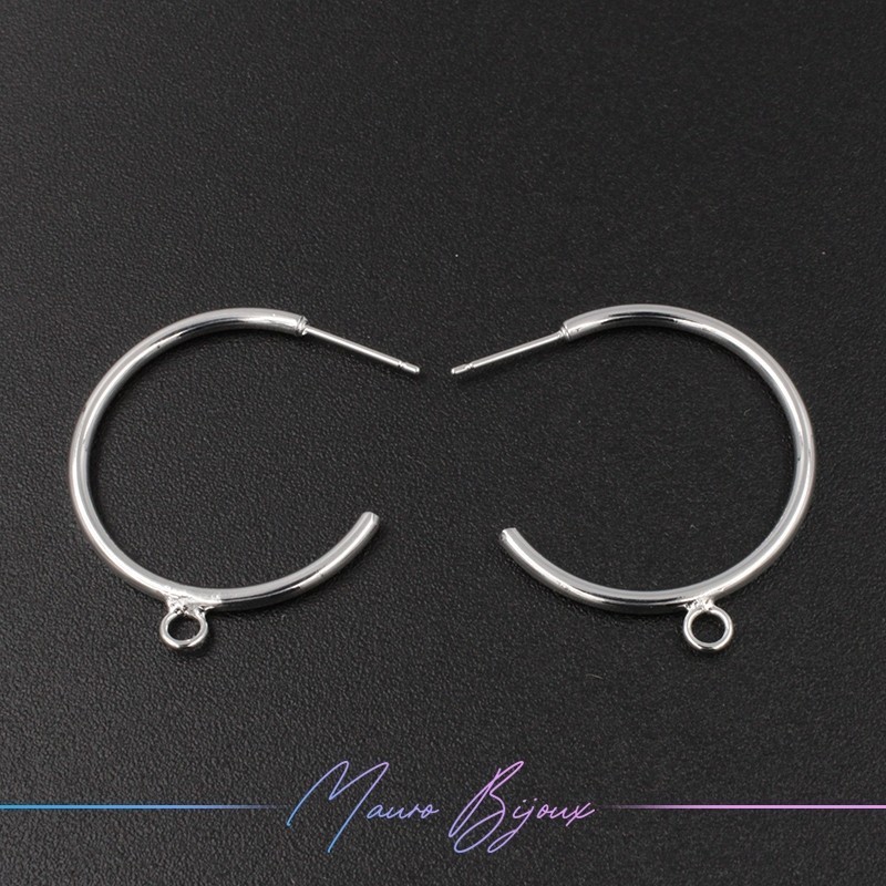 Monachelle in Ottone Cerchio con Anellino Argento