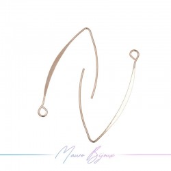 Monachelle in Ottone Goccia Aperto Oro Rosa