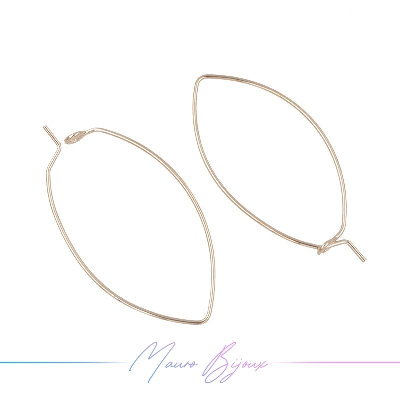Monachelle in Ottone Ovale Oro Rosa